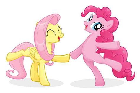 Pin On Fim Fluttershy And Pinkie Pie