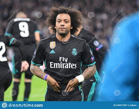 marcelo of real madrid in action editorial photography image of europe english 244071587