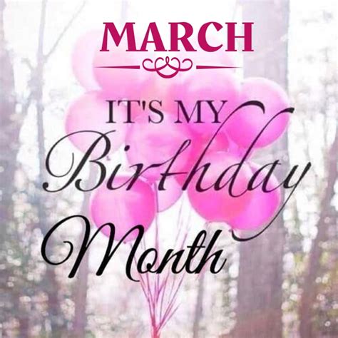 Plantilla De March Its My Birthday Month Instagram Post Postermywall