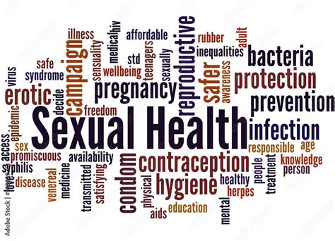 Sexual Health Word Cloud Concept Stock Illustration Adobe Stock