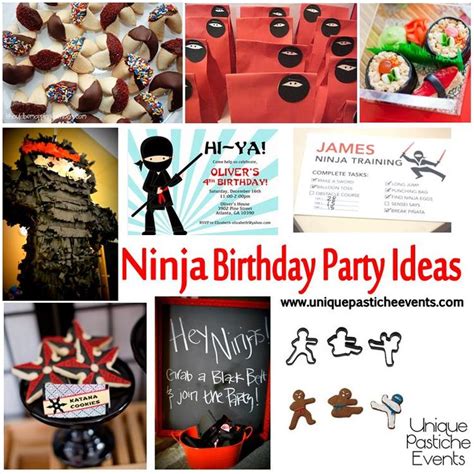 Ninja Birthday Party Ideas Diy Friendly Ninja Birthday Parties