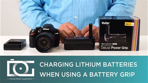 TUTORIAL Charging Lithium Batteries Inside A Battery Grip For NIKON