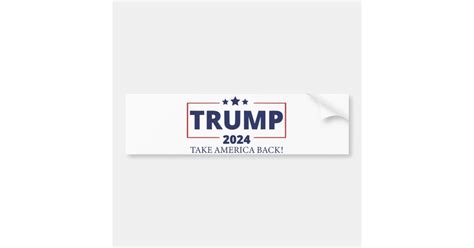 Trump 2024 Bumper Sticker Zazzle