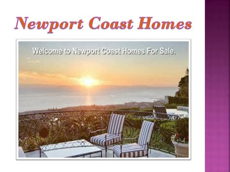 PPT - Newport Coast Homes for Sale PowerPoint Presentation, free