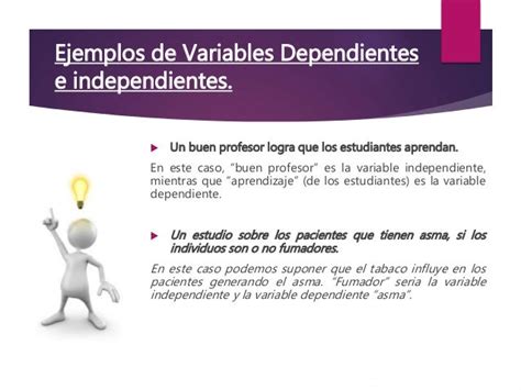 Ejemplos De Variables Dependientes E Independientes Estadistica