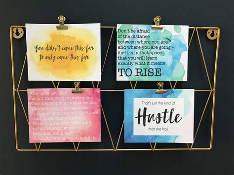 Clothing, home decor, gifts & more great products. Set of 16 Motivational Quote Cards Inspirational Quotes ...