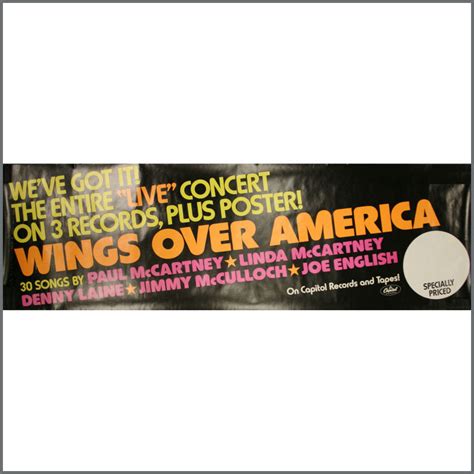 B22250 Paul Mccartney And Wings 1976 Wings Over America Promotional