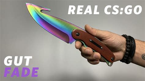 Real Csgo Knives Gut Fade Knify Youtube