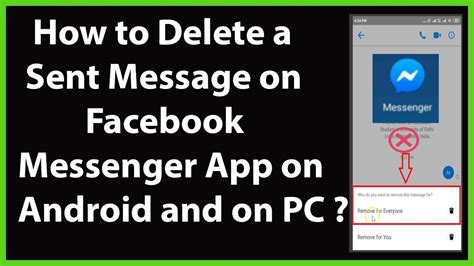 How To Delete A Sent Message Remove For Everyone In Facebook