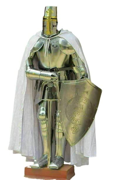 Buy Medieval Knight Suit Of Armour Templar Combat Full Body Shield