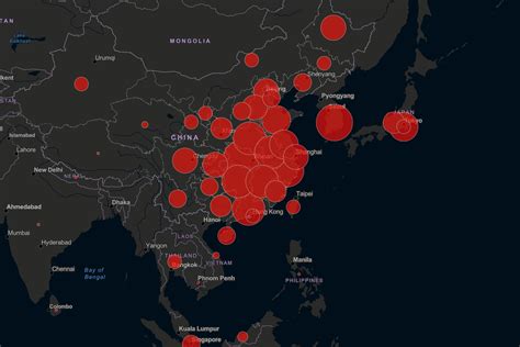 Maps Show Coronavirus Spread Around The Globe 89000 Infected