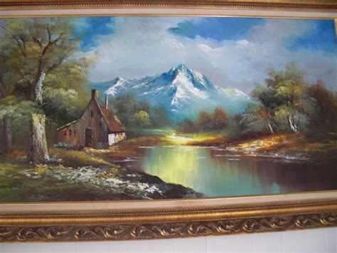 Vintage Gwhitman Beautiful Landscape Oil Painting Collectors Weekly