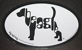 Pictures of Beagle Stickers For Cars