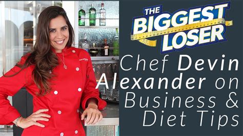Nbcs Biggest Loser Chef Devin Alexander On Business And Diet Tips Youtube