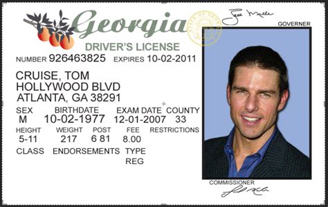 Georgia Driving Licence Psd Template Georgia Driving Licence Psd