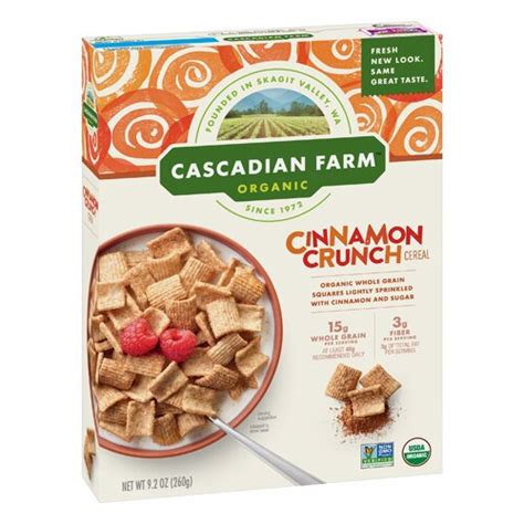 Cascadian Farms Organic Cinnamon Crunch 92 Oz Vitacost