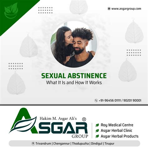 Sexual Abstinence What It Is And How It Works Asgar Healthcare Group®