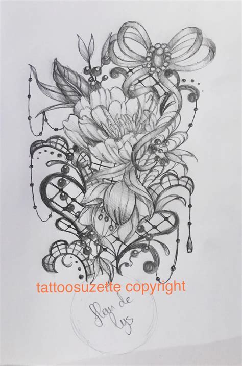 Lace Tattoo Design By Tattoosuzette On Deviantart