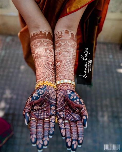 Bridal Front Hand Mehndi Designs K4 Fashion