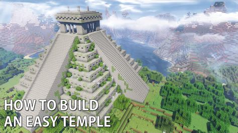 Minecraft How To Build A Jungle Temple Easy Build Youtube