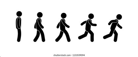 Stick Figure Walking Cycle