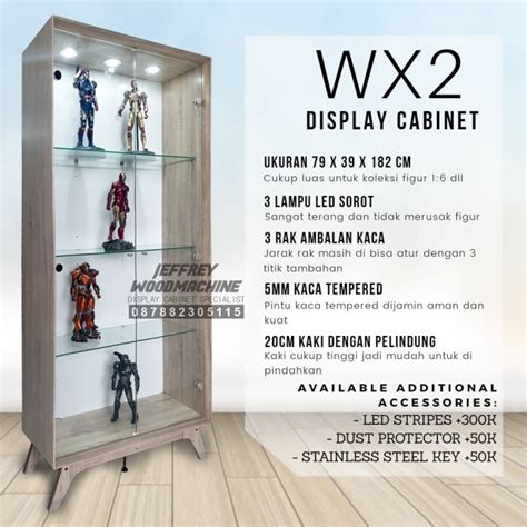 Kotak sederhana ini terbuat dari kaca dengan bingkai logam. Jual LEMARI RAK PAJANG DISPLAY CABINET WX2 WX-2 murah ...