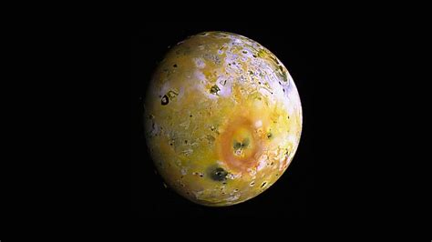 Giant Volcano On Io The Volcanic Moon Of Jupiter