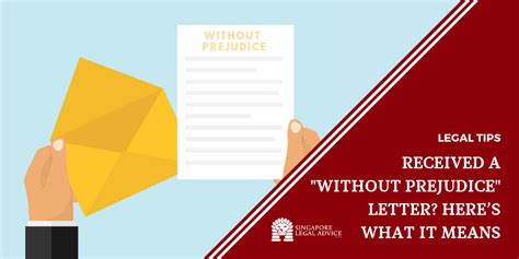 A defamation of character lawsuit over libel or slander also seeks to compensate the plaintiff for damages regarding humiliation, embarrassment, and mental anguish after being falsely accused of a crime. Received a "Without Prejudice" Letter? Here's What It Means | SingaporeLegalAdvice.com