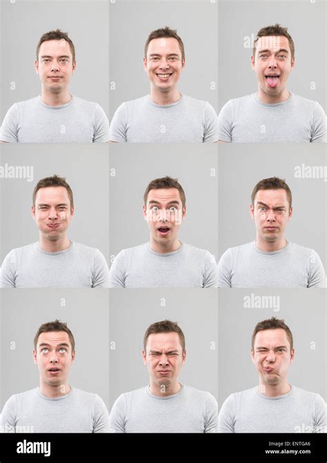 Facial Expressions Montage Hi Res Stock Photography And Images Alamy