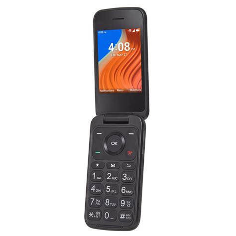 Tracfone Tcl Flip 2 8gb Black Prepaid Flip Phone Locked Tanga