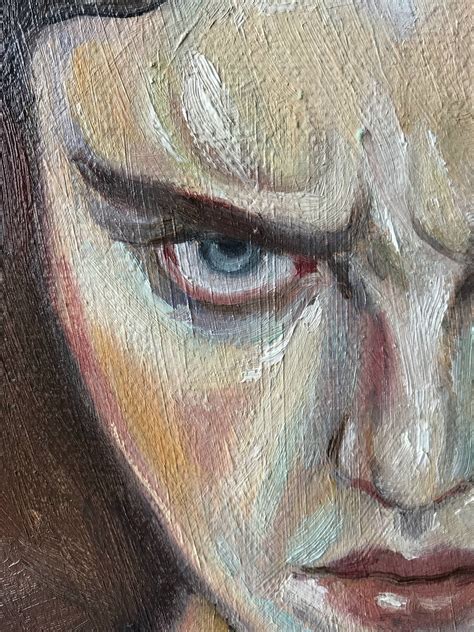 Anger Painting Portrait Woman Original Art Oil By Isolde Etsy