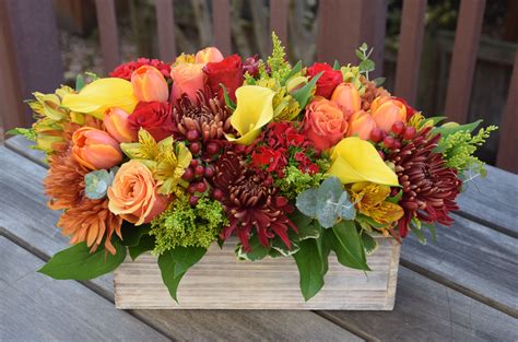 Blooming Garden Seasonal Flower Box Created By Fleurelity Fall