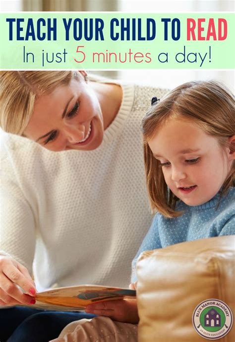 Teach Your Child To Read In Just 5 Minutes A Day Teaching Kids
