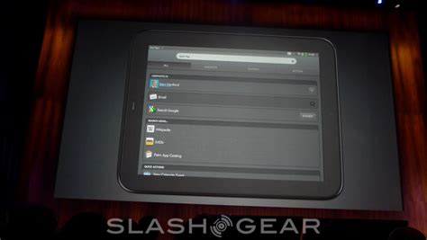 Hp Touchpad Webos 30 Tablet Official Slashgear