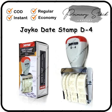 Jual Stempel Tanggal Stamp Date Stampel Joyko D 4 D4 D 4 Shopee Indonesia