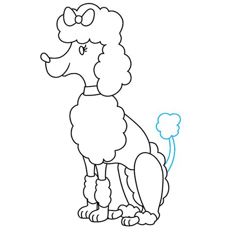 How To Draw A Poodle Really Easy Drawing Tutorial
