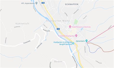 Map Of Hopfgarten Im Brixental