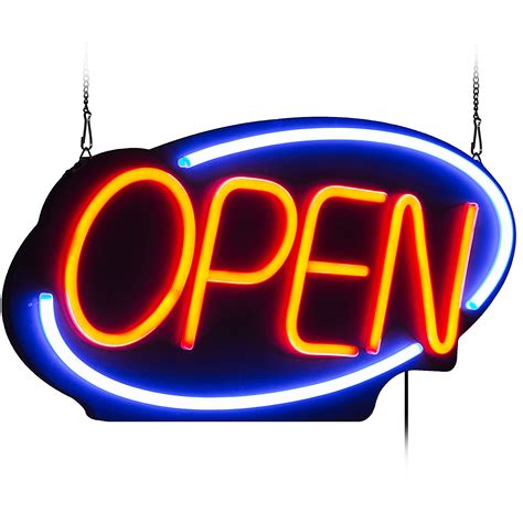 Led Neon Open Sign 20x10 24x12 315x157 Inch Wall Storefront