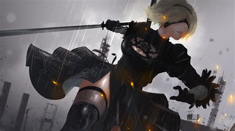 Nier Automata 2b Ultra Hd Desktop Background Wallpaper For Widescreen Images And Photos Finder