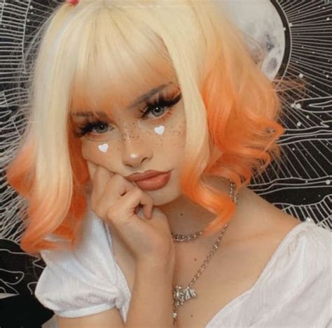 Image About Hairstyle In Blonde And Orange Hair By Die Prinzessin