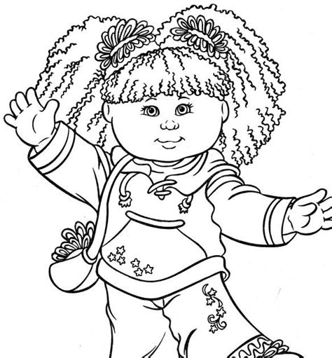 Interactive Magazine: happy kid girl coloring pages