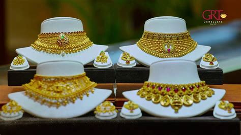 A showroom filled with latest collection in trend. GRT Jewellers 2nd showroom in Anna Nagar near Roundtana ...