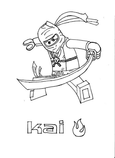 Lego Ninjago Kleurplaat Kai