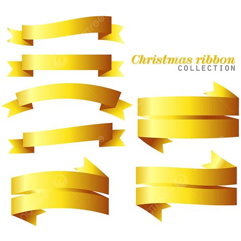 Gold Ribbon Golden Vector Design Images Golden Ribbon Birthday Banner