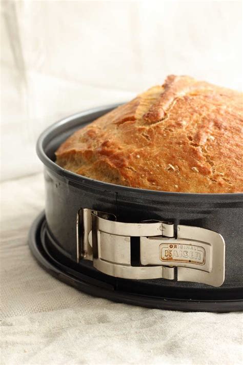 Einfach und luftig Brot aus der Springform