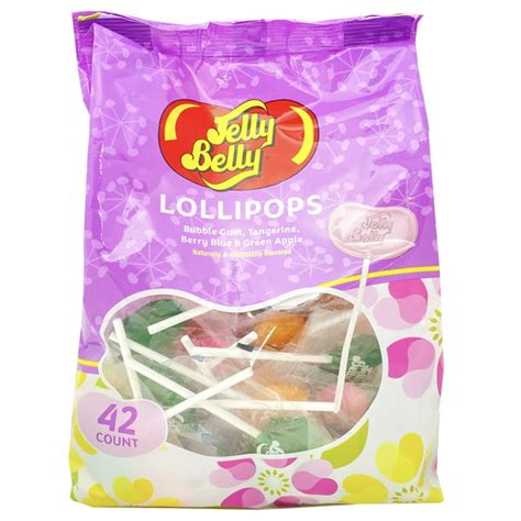 Adams And Brooks Easter Candy Jelly Belly Lollipops Individually Wrapped