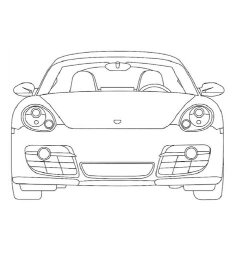 Dibujos De Porsche 911 Gt3 Para Colorear Pintar E Imprimir Pdmrea