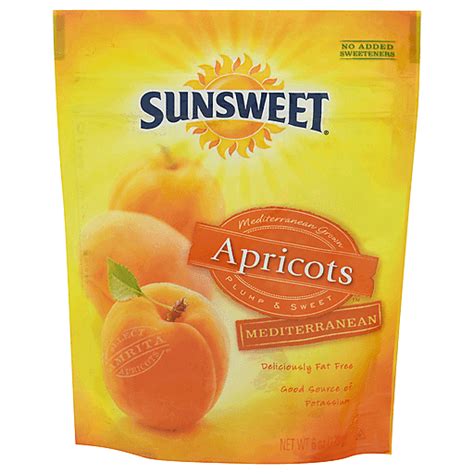 Sunsweet Mediterranean Plump Sweet Apricots Oz Grocery Chief Markets