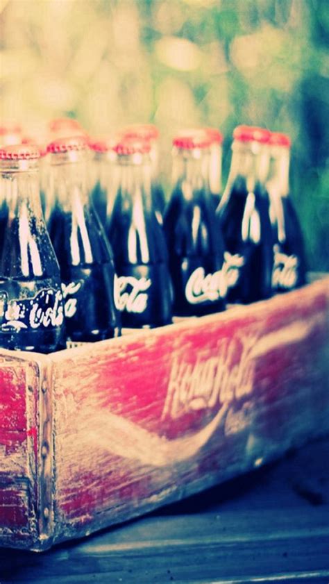 Vintage Classic Coca Cola Box Iphone Wallpapers Free Download