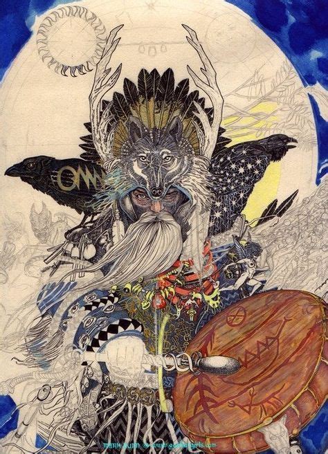 Shamanic Odin Vikings Iron Age Asatru Norse Mythology Gods And